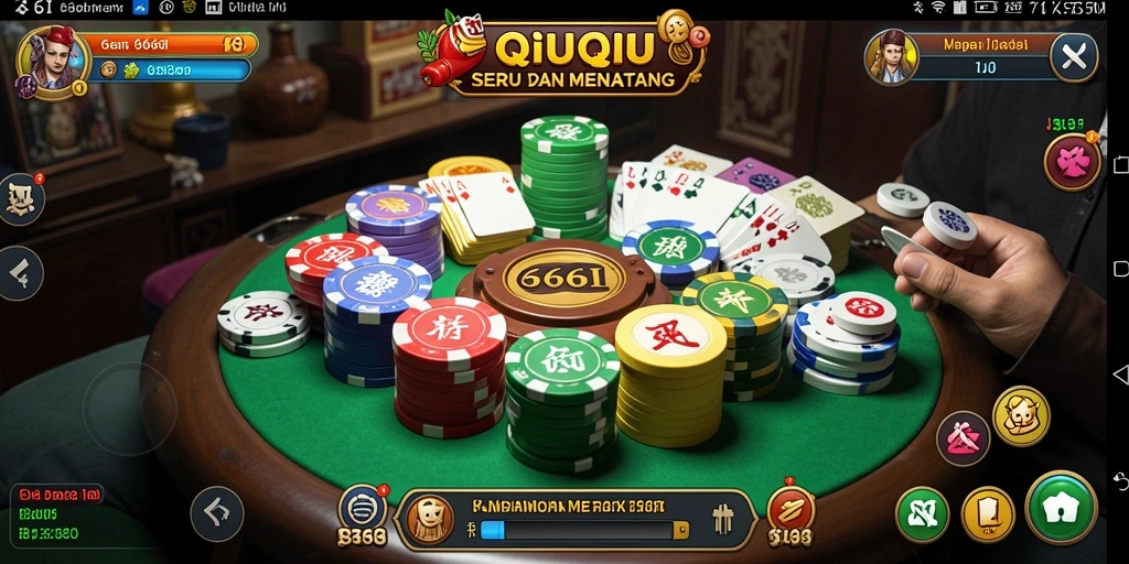 Screenshot dari gameplay QiuQiu yang seru di 666I.