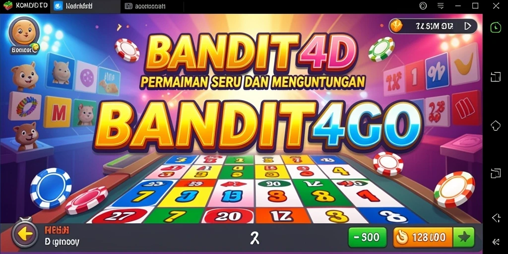 Tampilan gameplay Bingo yang seru dan interaktif di BANDIT4D.