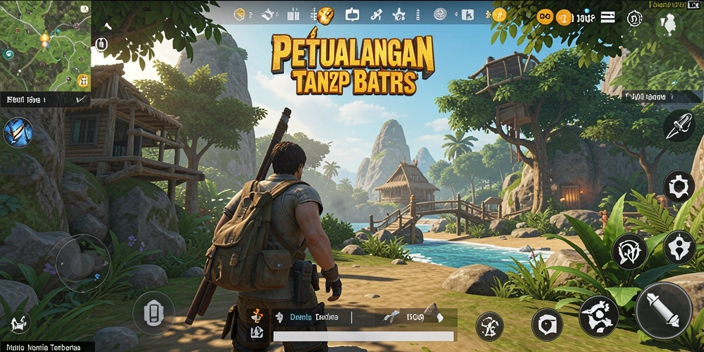 Tampilan gameplay menakjubkan dari FO8 dalam dunia terbuka yang luas.