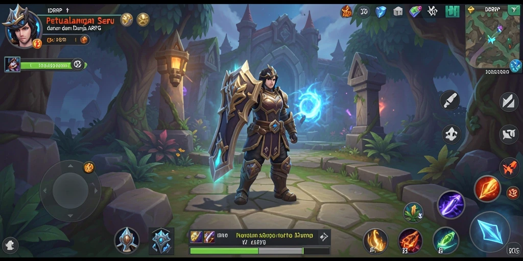 Screenshot gameplay menampilkan aksi seru dalam IDRRP