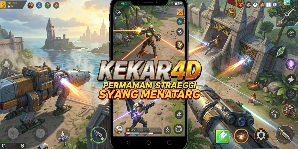 Tampilan gameplay strategis KEKAR4D dengan grafik yang menawan.