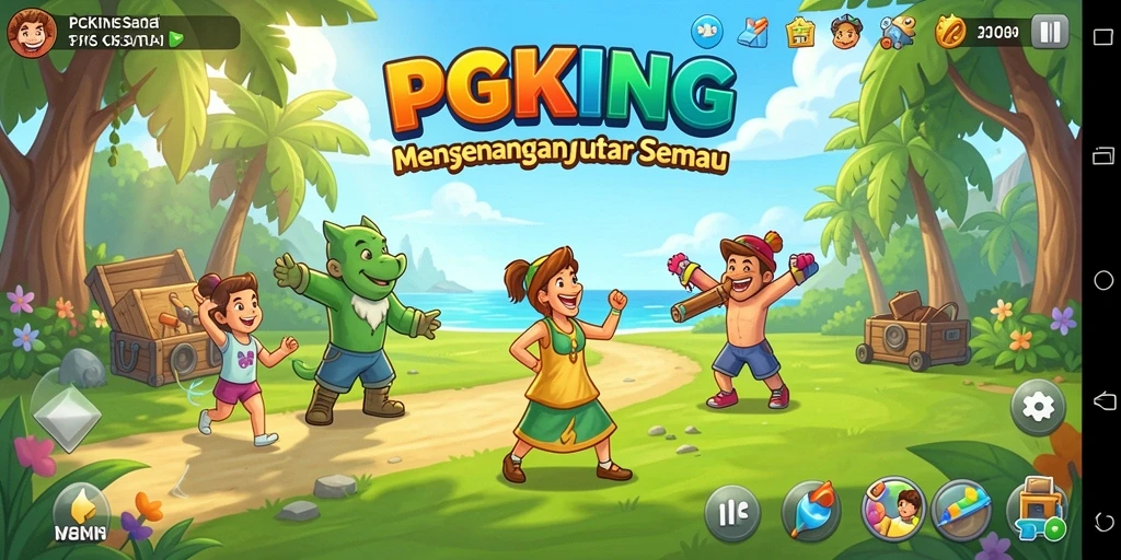 Tangkapan layar PGKING menunjukkan momen seru saat bermain.
