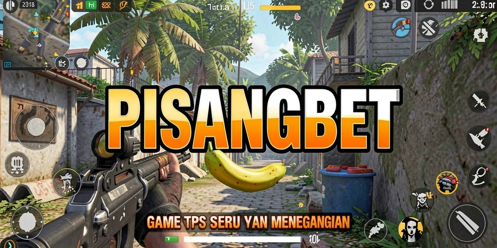 Screenshot PISANGBET menampilkan aksi tembak-menembak seru dalam gameplay.