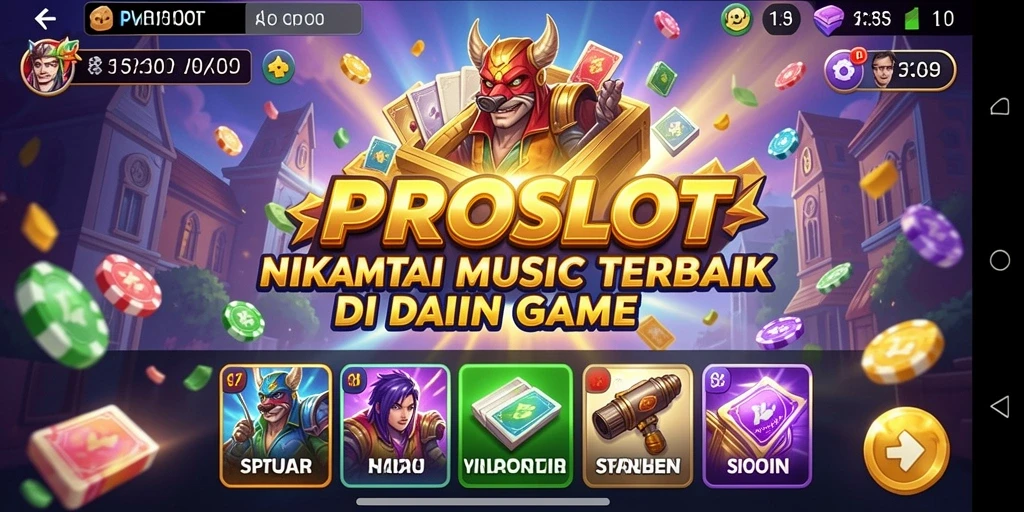 Tampilan gameplay menarik dari PROSLOT yang memanjakan telinga dan mata.