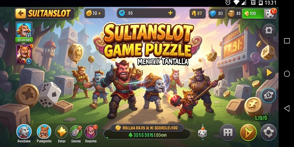 Tampilan gameplay SULTANSLOT dengan tantangan Puzzle yang seru.