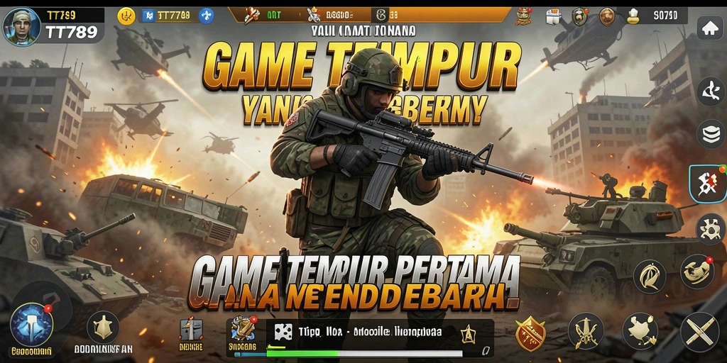 Screenshot gameplay yang menunjukkan aksi menegangkan dalam TT789.